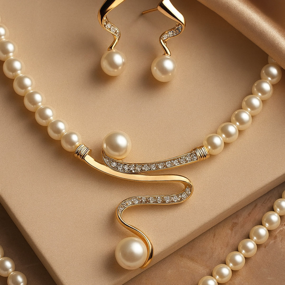 Pearl Necklace Set - te beoordelen