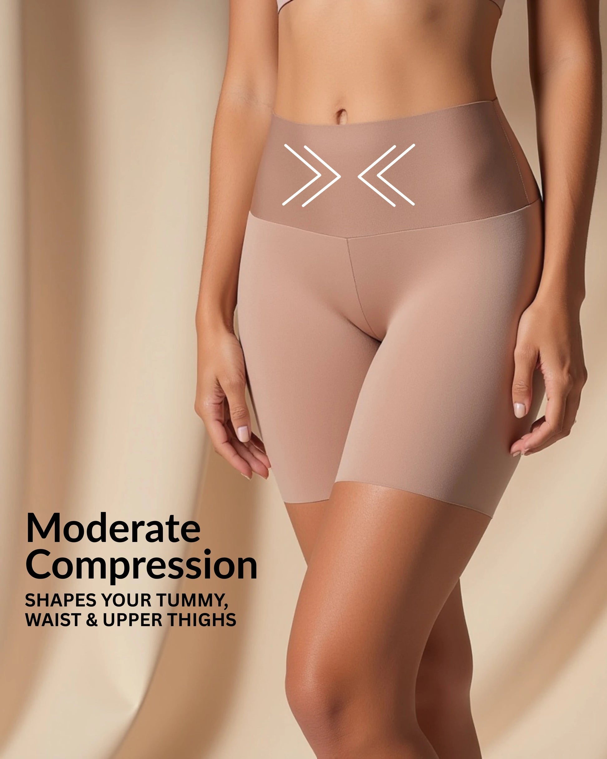Seamless Sculpting Slip Shorts detail