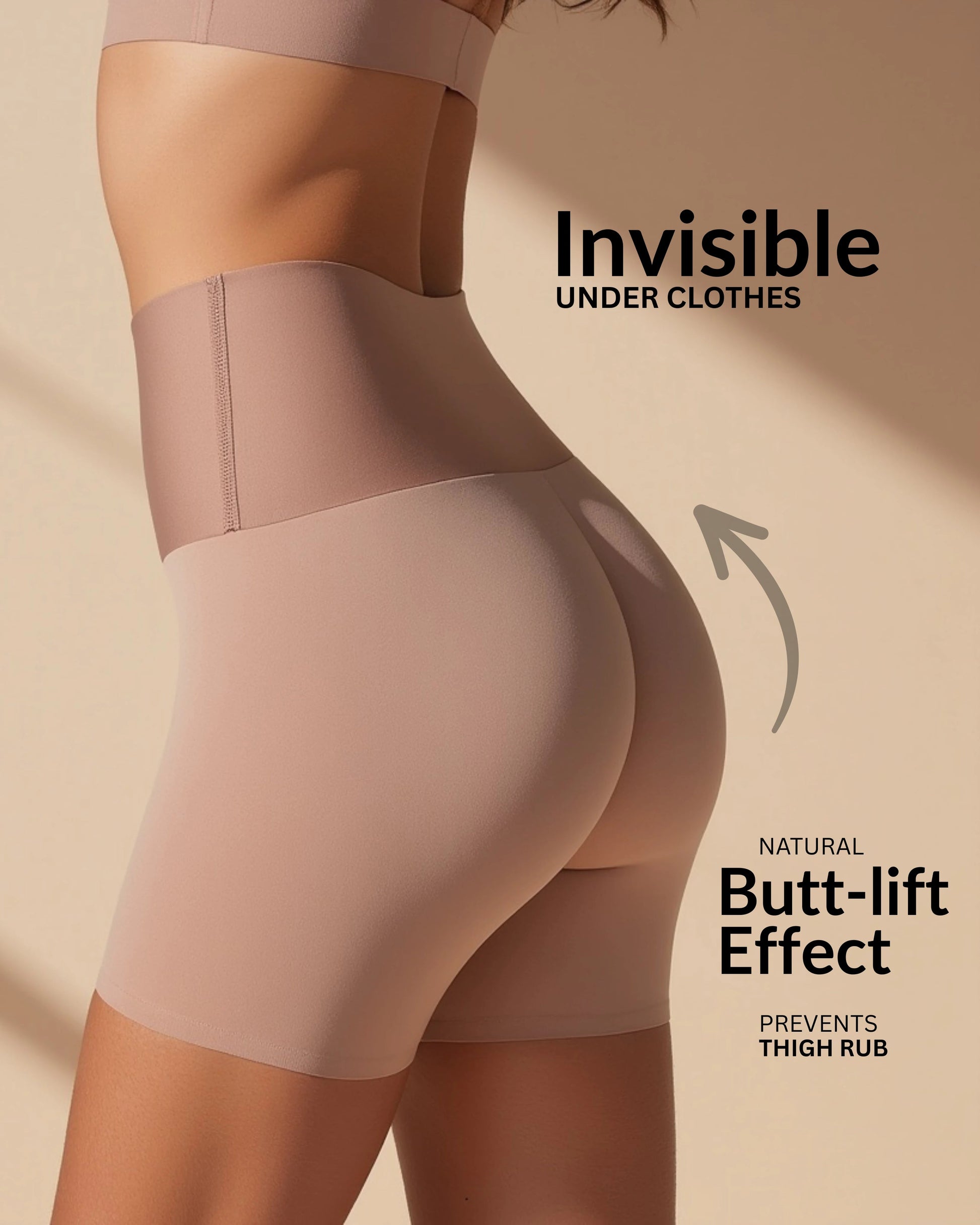 Seamless Sculpting Slip Shorts worn