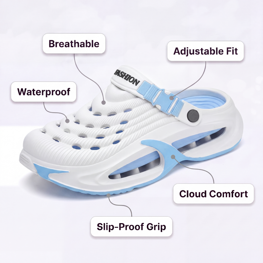 Cloud Comfort Performance Clogs - Blue