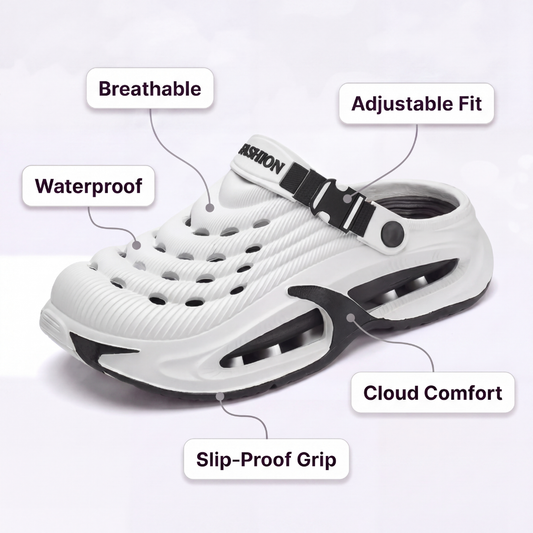 Cloud Comfort Performance Clogs - White