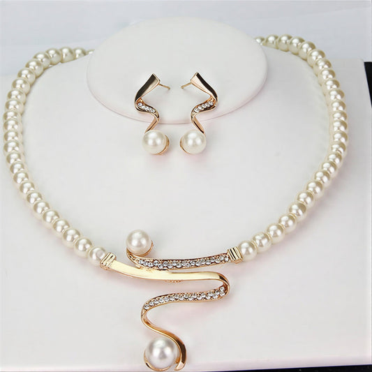 Pearl Necklace Set