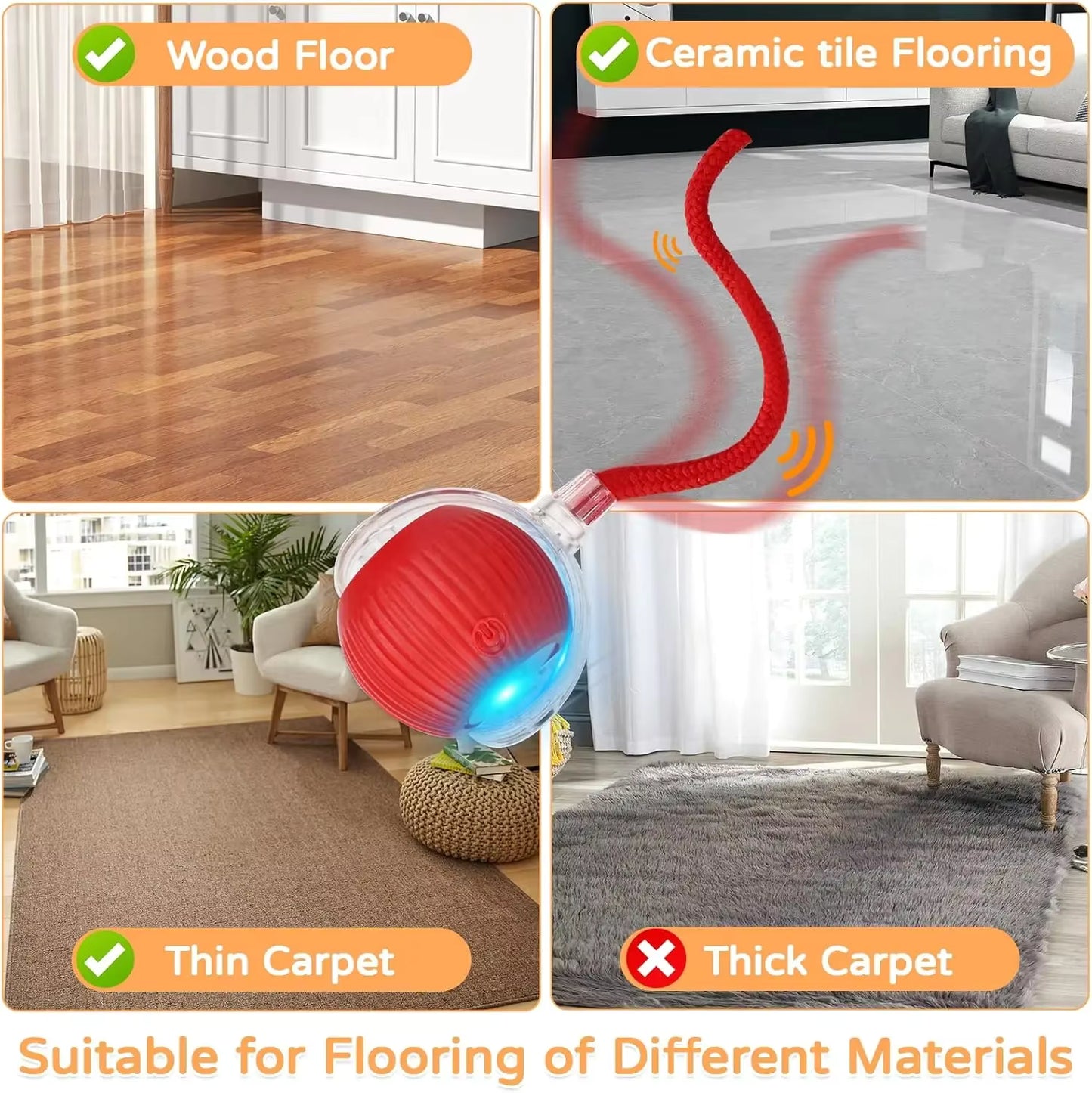 Interactive Smart Pet Ball