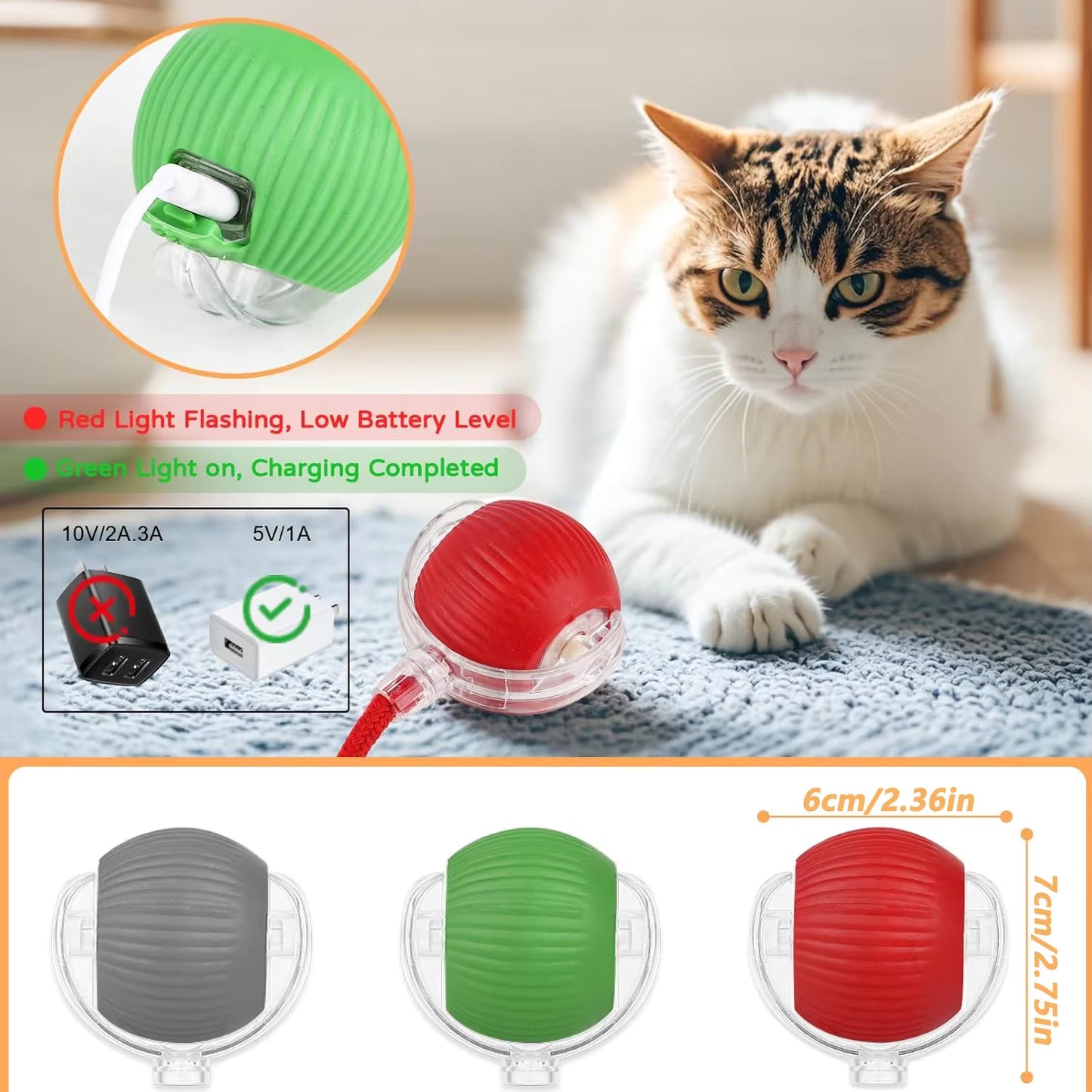 Interactive Smart Pet Ball