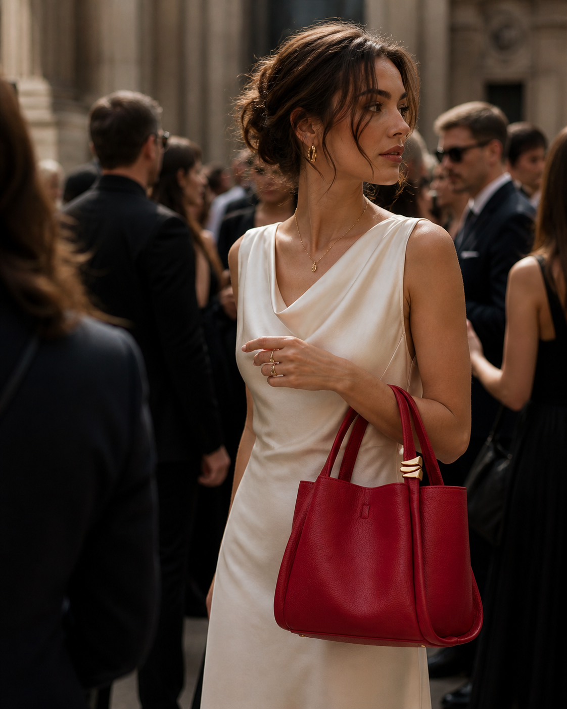 Scarlet Chic Handbag – Elegant Red Edition