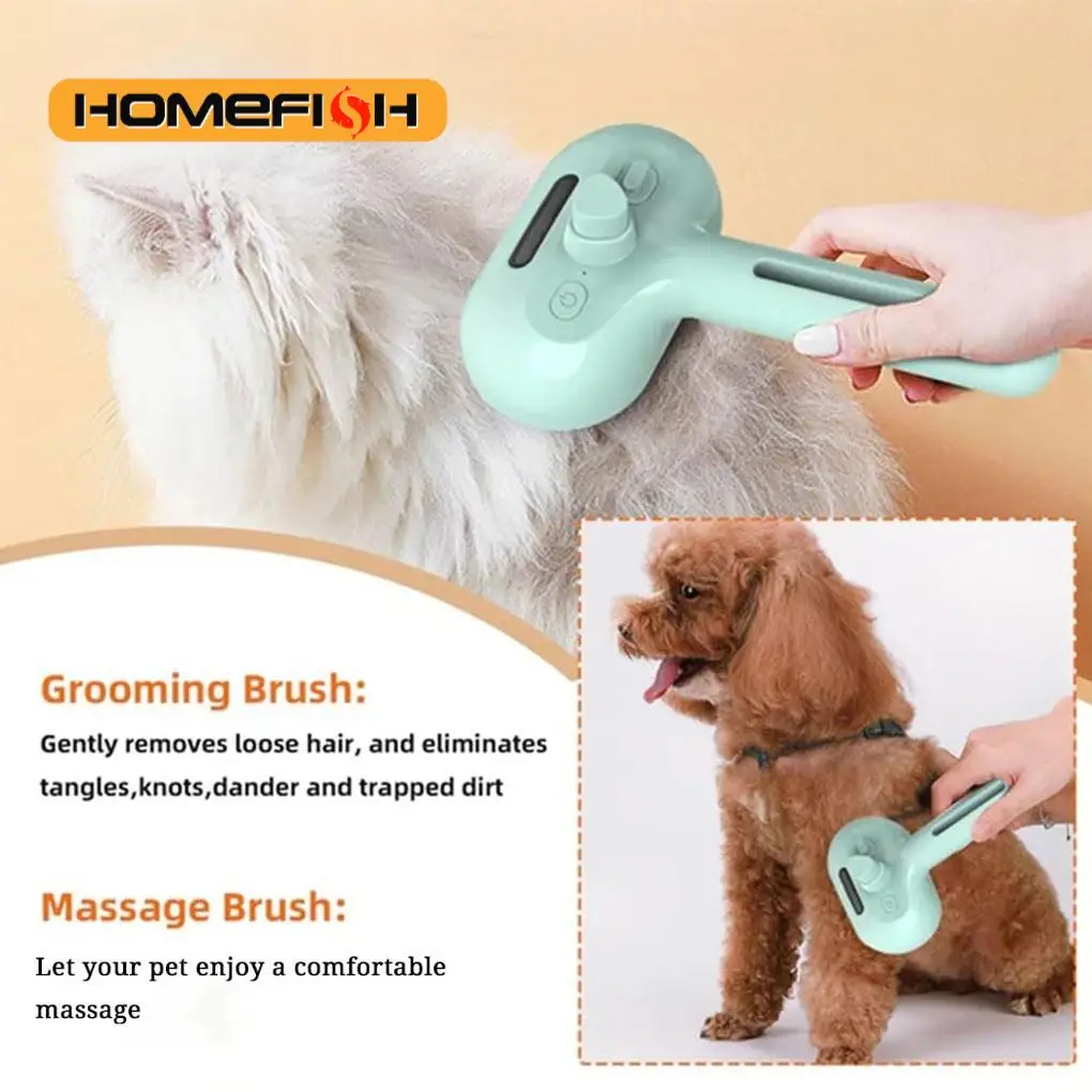 Steam Grooming Brush for Pets