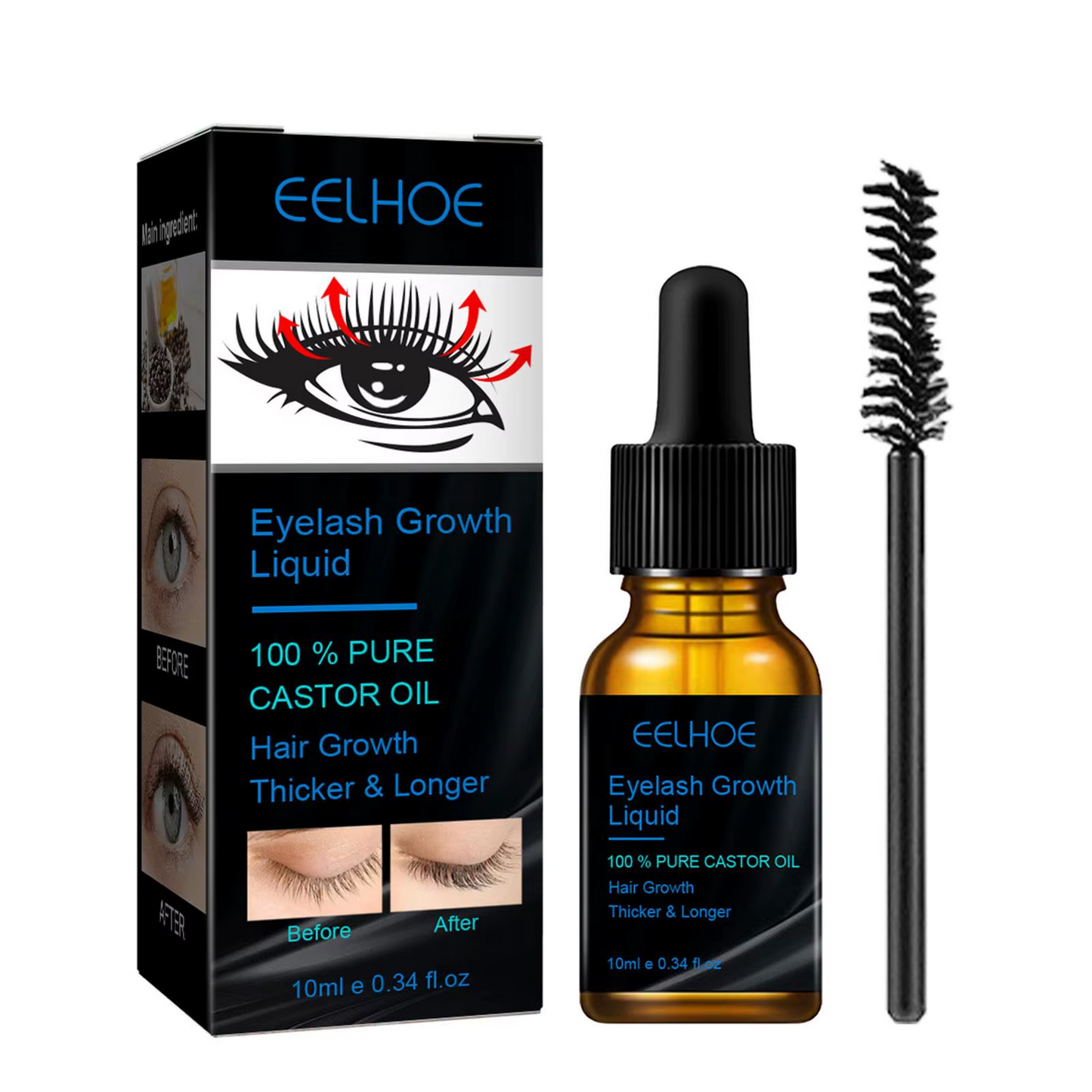 Castor Oil Eyebrow & Eyelash Serum
