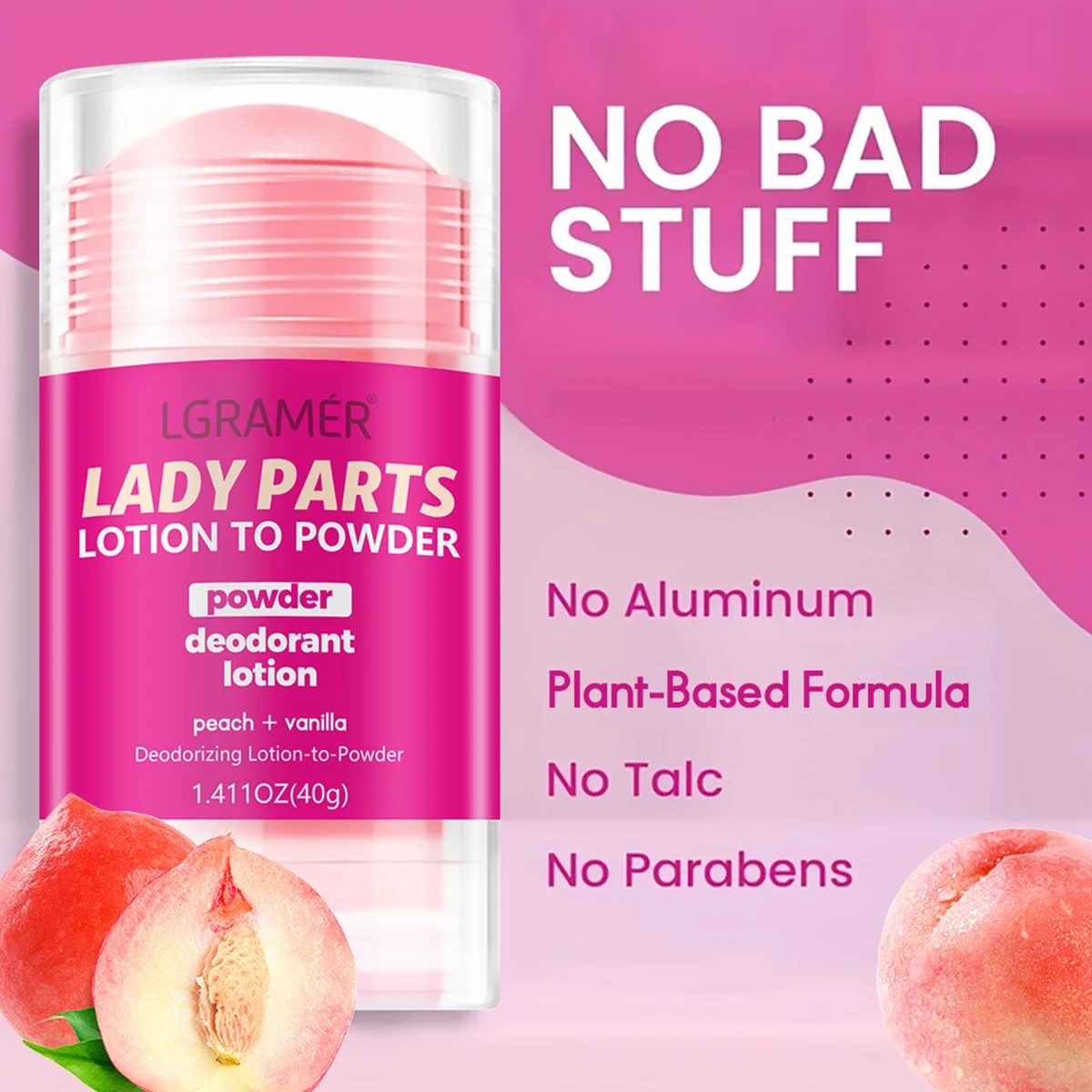 Peach Vanilla Deodorant