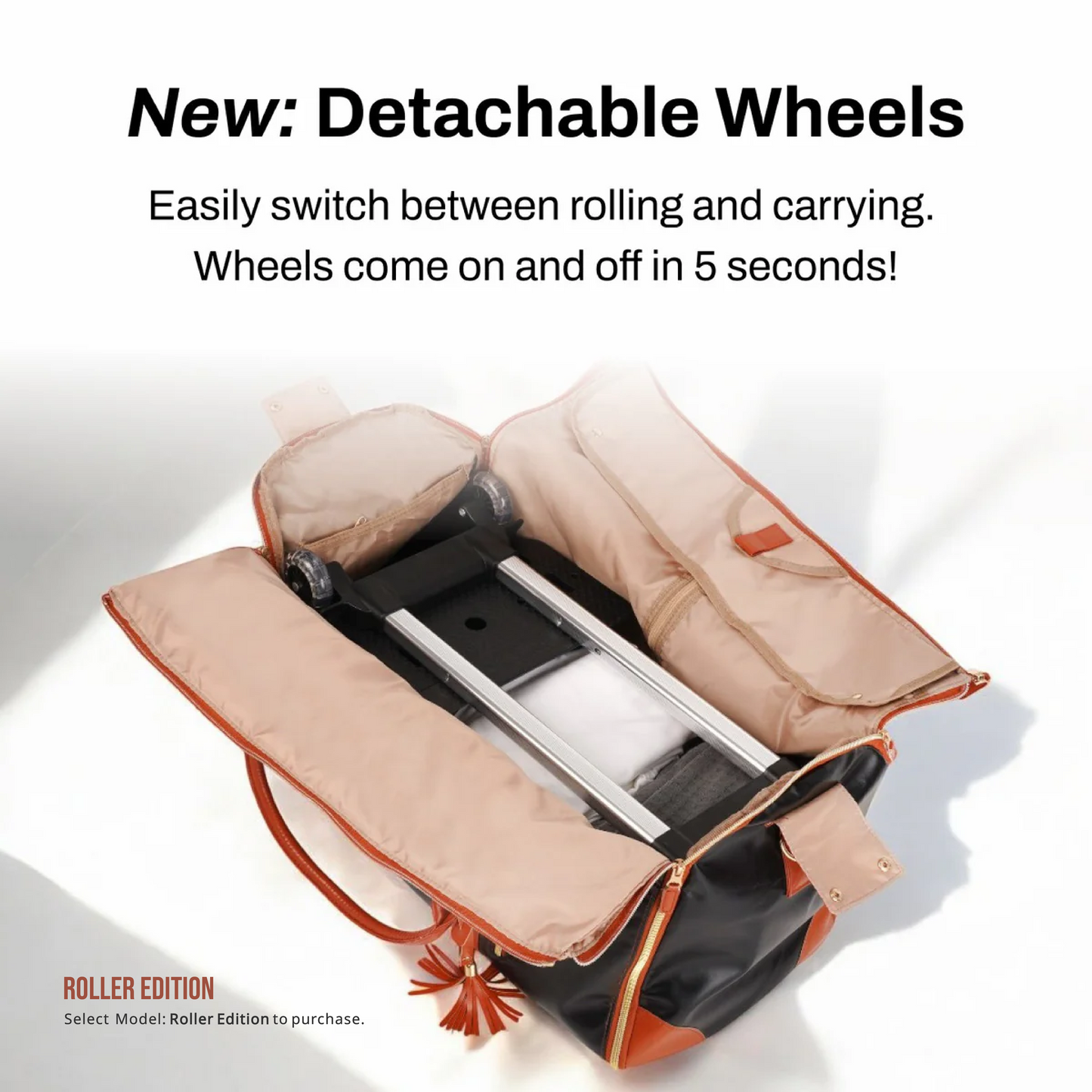 Convertible Wrinkle-Free Travel Bag - Roller Edition