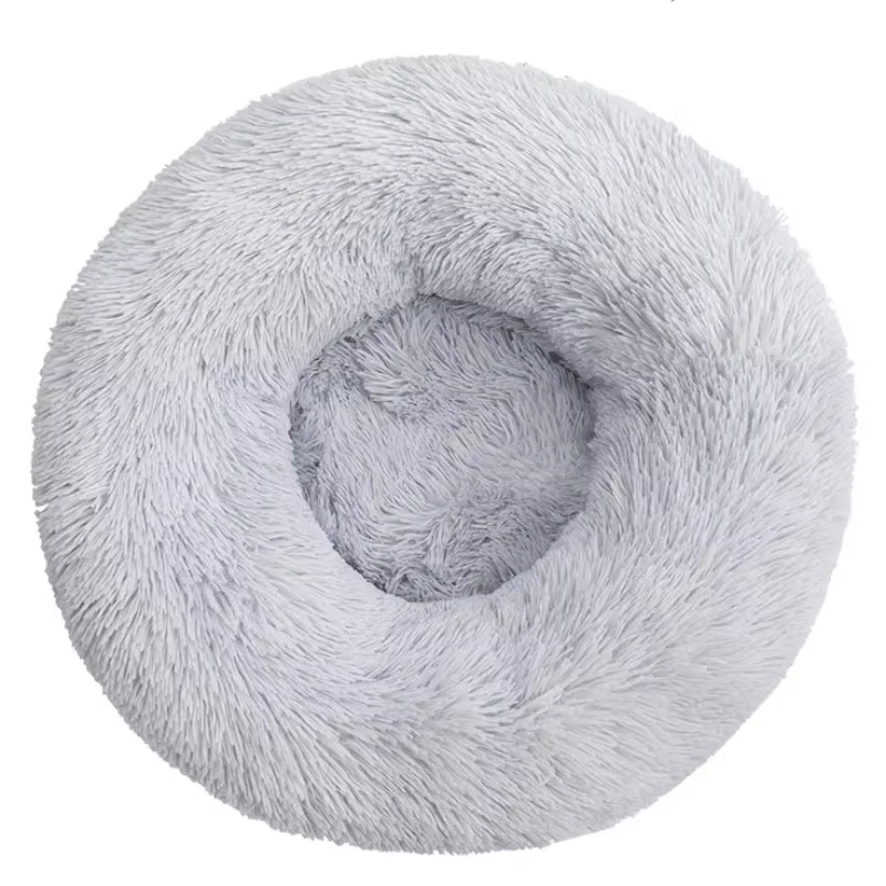 Round Plush Pet Bed 70 cm