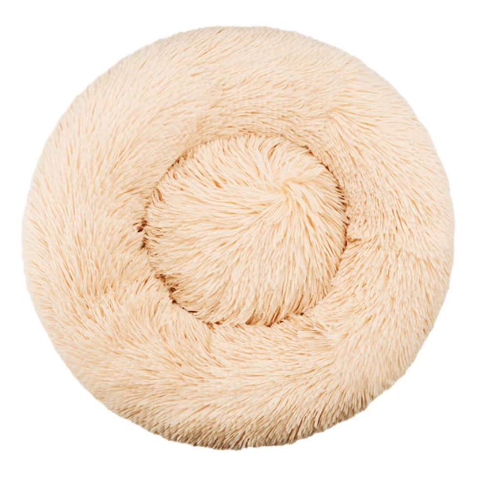 Round Plush Pet Bed 70 cm