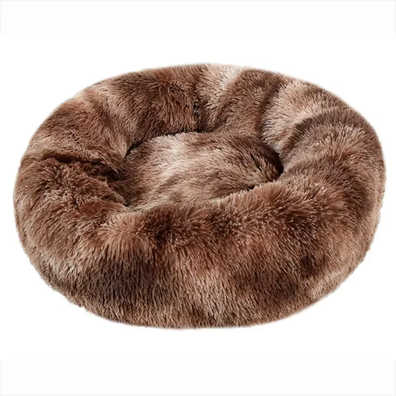 Round Plush Pet Bed 70 cm