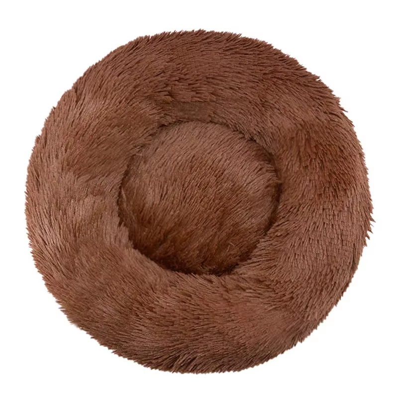 Round Plush Pet Bed 70 cm