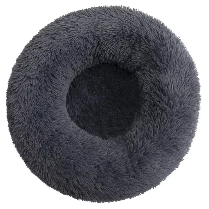Round Plush Pet Bed 70 cm