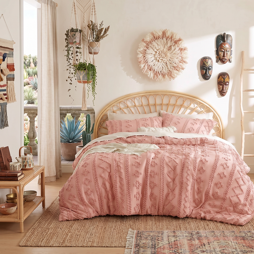 Tufted Comforter - Pink