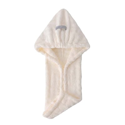 Ultra Absorbent Hair Turban - Beige
