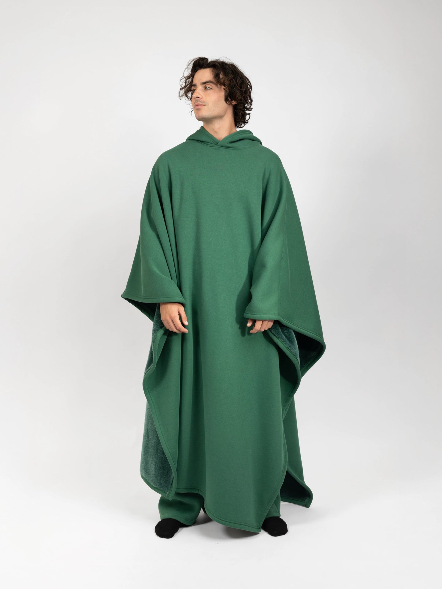 Weighted Comfort Hoodie - Willow Green detail